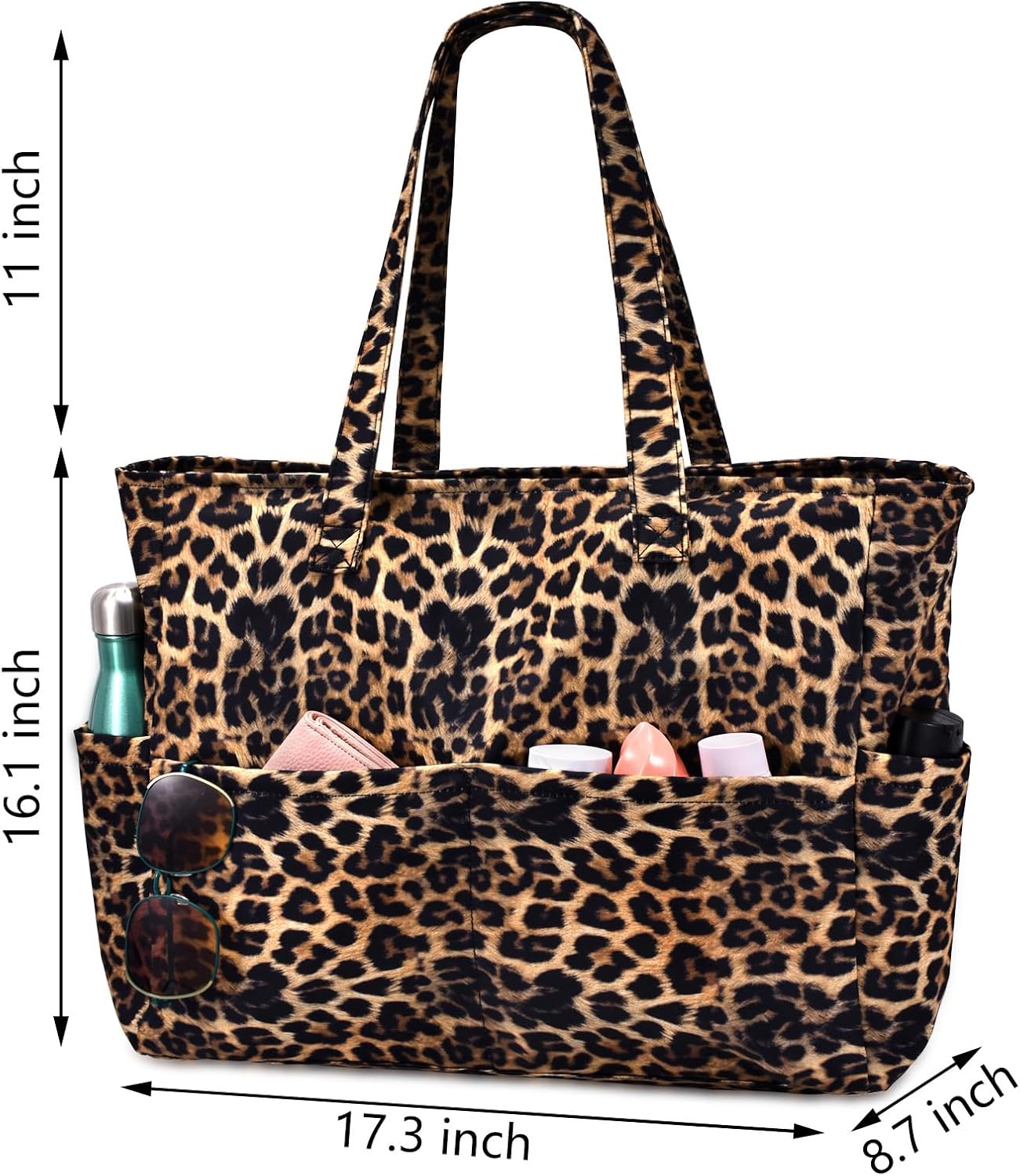 oscaurt Beach Bags for Women Large Waterproof Sandproof Beach Tote Swim Pool Bag with Zipper for Travel Vacation Essentials