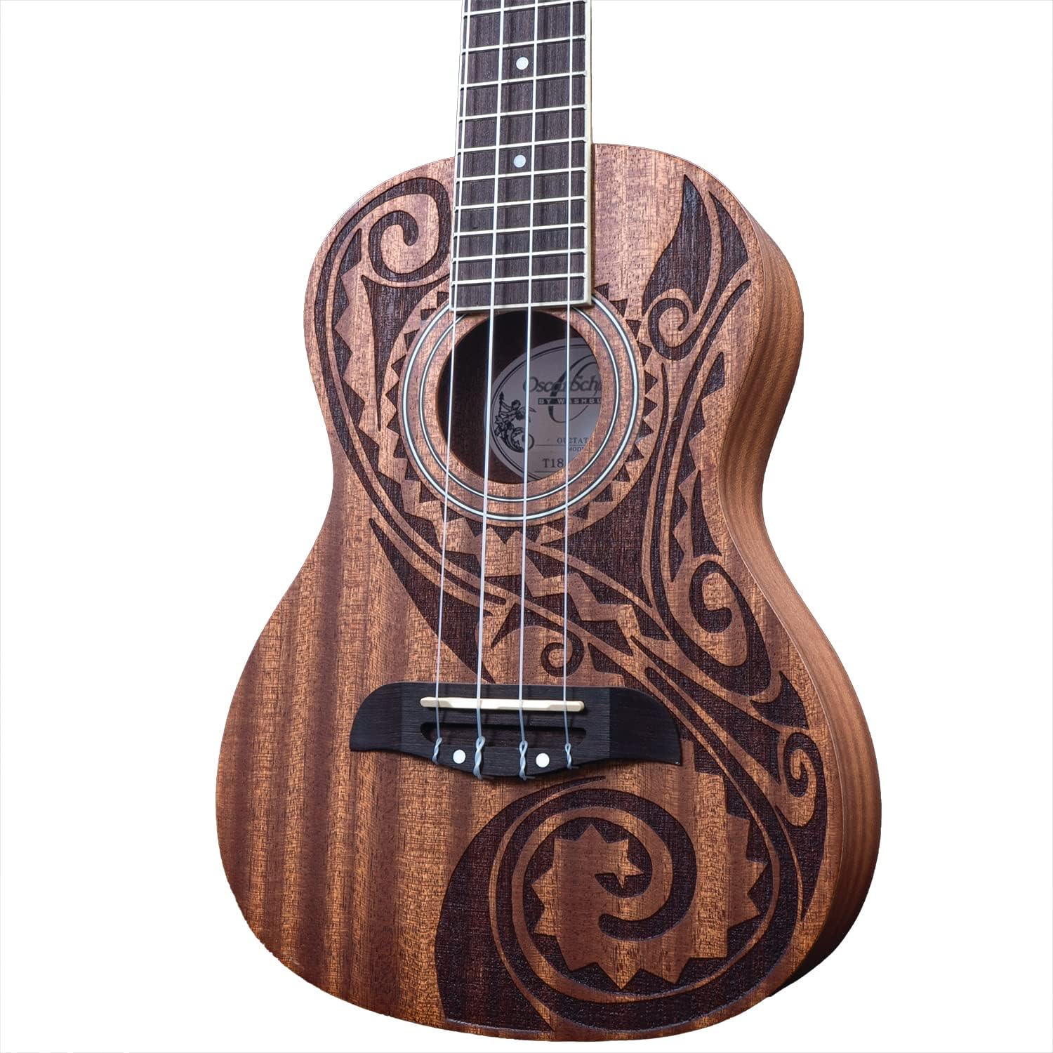 Amazon.com: Oscar Schmidt, 4-String Ukulele, Natural (OU55CEK-A-U ...