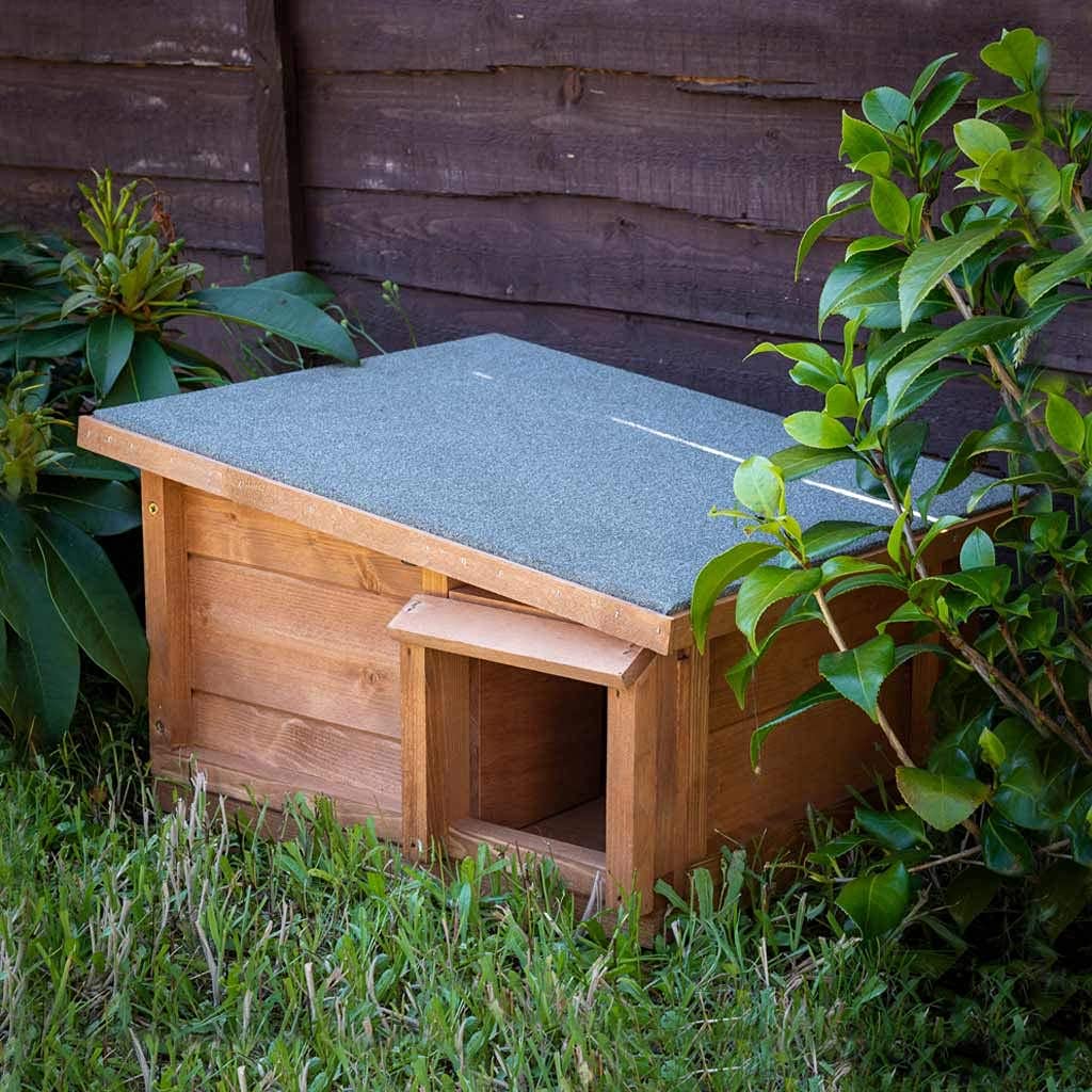 The Hutch Company Hedgehog House and Hibernation Shelter PredatorProof Outdoor Habitat