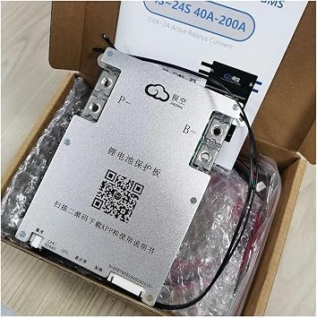 JK BMS 1A / 2A Active Balance 4S 8S 17S 20S 24S LiFePo4 Li-ion LTO Battery 40A 60A 80A 100A 150A 200A Protect Smart BMS BMS Battery EqualizerSizeB1A8S10P