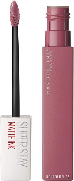 Maybelline New York Rossetto Matte SuperStay Matte Ink, Tinta Labbra a Lunga Tenuta, No Transfer, Lover (15), 5 ml - 2