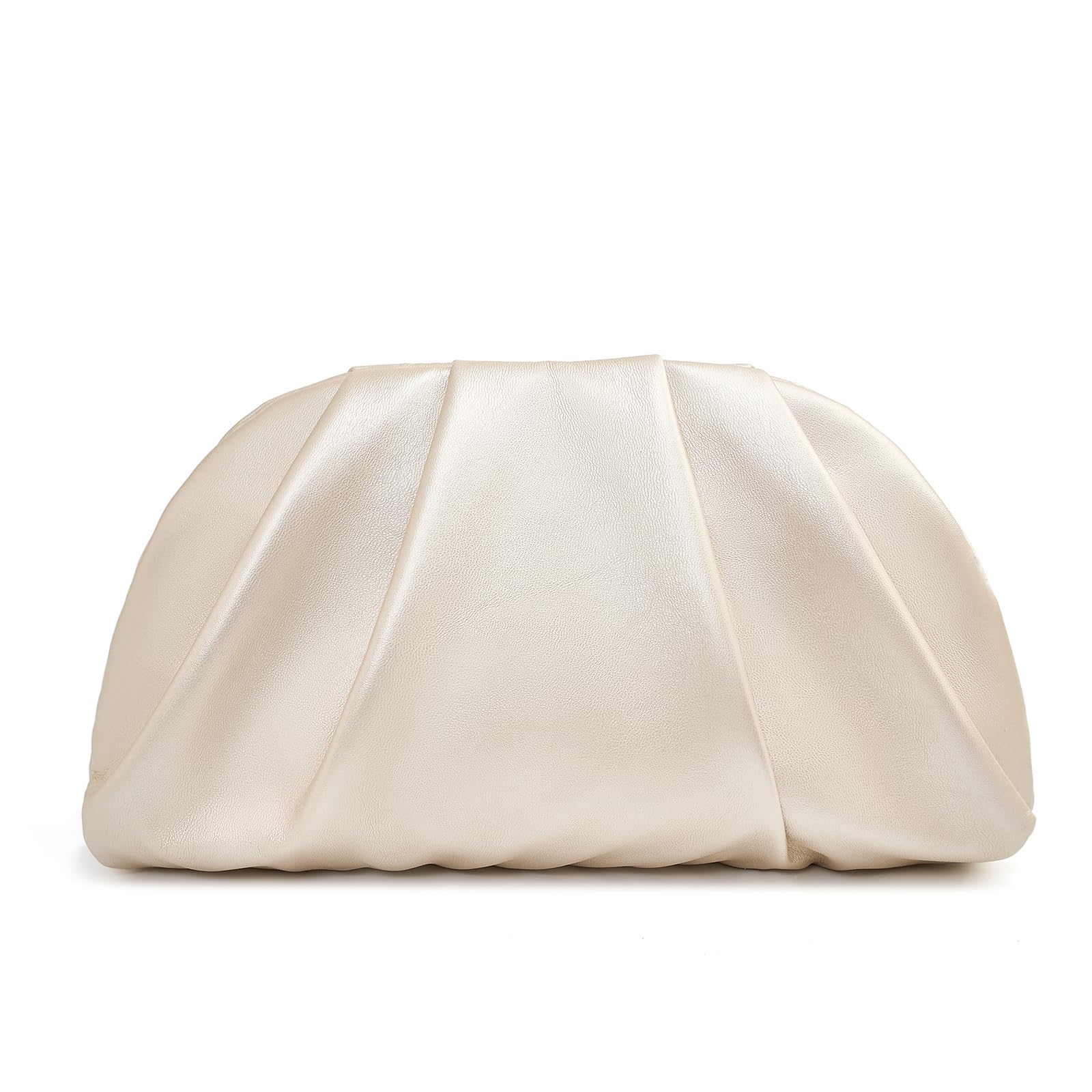 Kseymeir Clutch Purse for Women Ruched Evening Handbag Shoulder Crossbody Bag Prom, Cocktail, and Wedding
