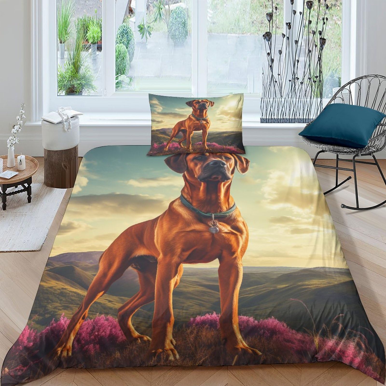 Parure de lit avec fermeture éclair Cairn Ridgeback 3 pièces
