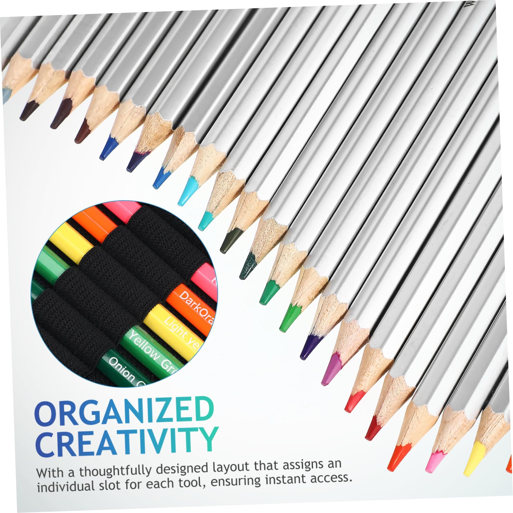 DIYEAH Coffret Crayons de Couleur Solubles à L'eau en Bois Pochette Zippée, Rallonge et Gomme, Ensemble Complet pour Croquis en Plein Air et Ombrage Artistique
