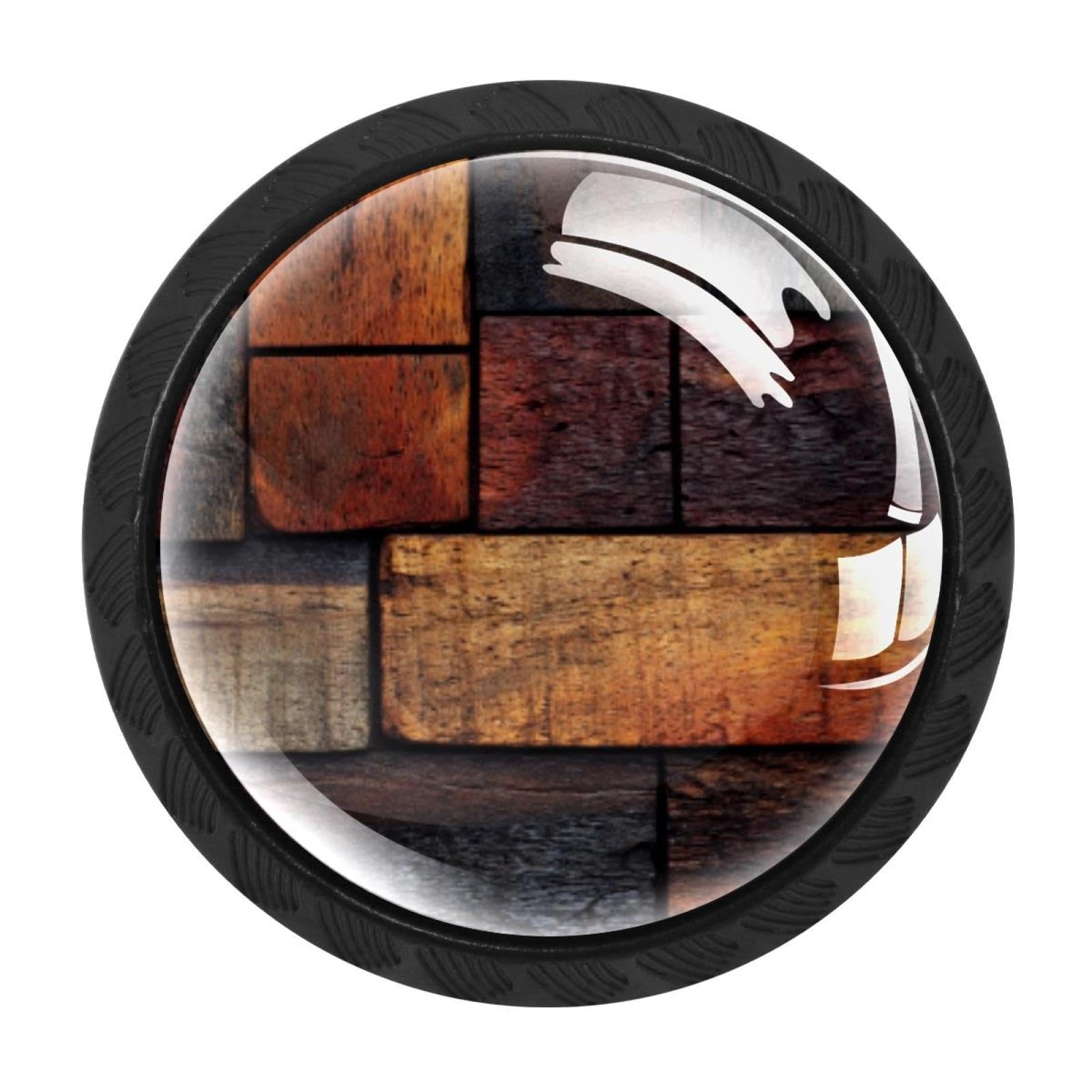 Chenzzzz Multicolored 08 4 Pack Brown Wooden (2) Kitchen Cabinet Knobs Drawer Knobs Door Dresser Handles For Personalized Gifts Great For Any Occasion