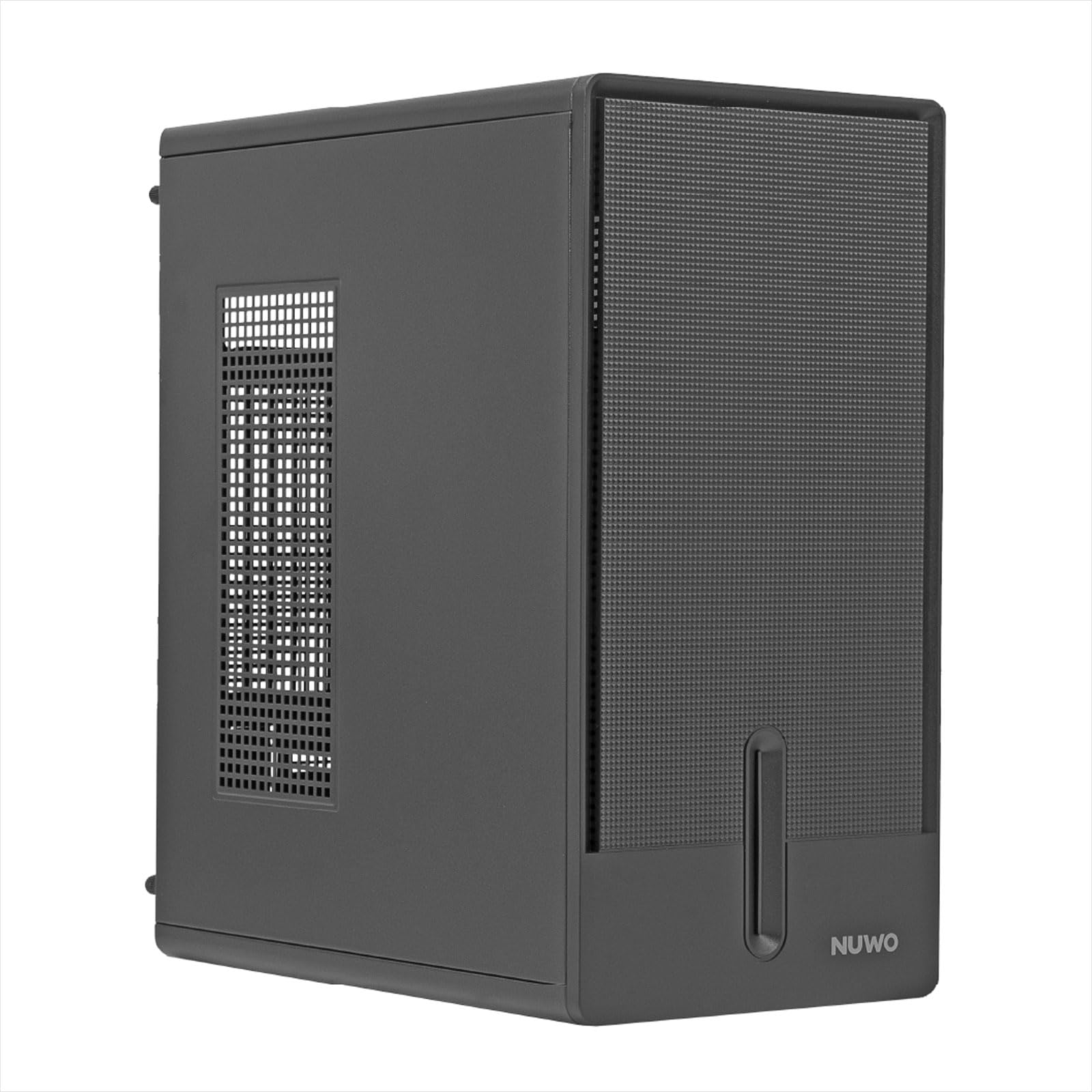 Nuwo Quartz QK200 Obudowa Micro-ATX bez zasilania, komputer PC kompaktowa mini wieża kompatybilna z MicroATX i Mini-ITX, USB 3.0, Type-C