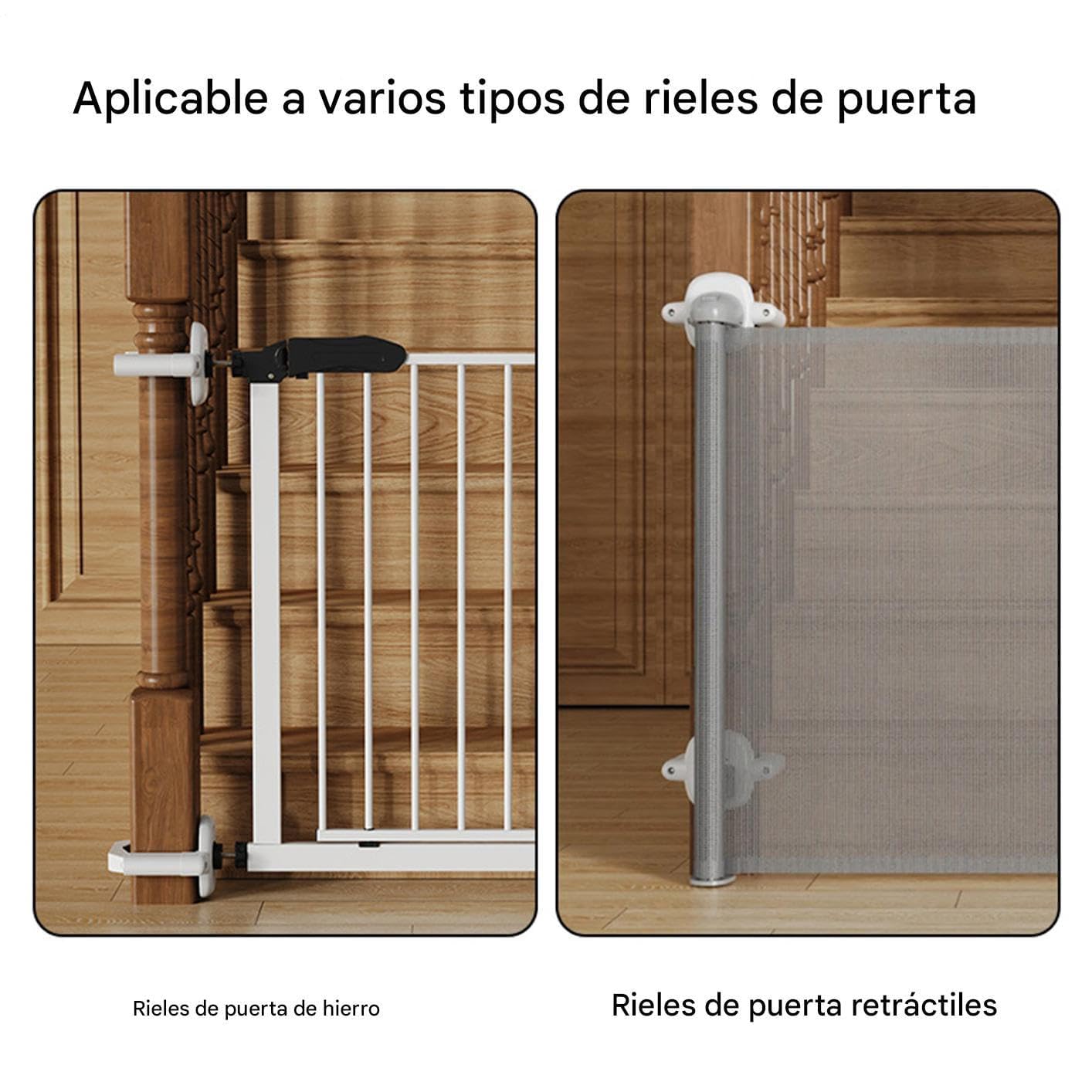 Kit de adaptador de escalera de seguridad para bebés, adaptadores de poste de seguridad para barandillas de interior | Accesorios de seguridad infantil para rieles de escalera e il