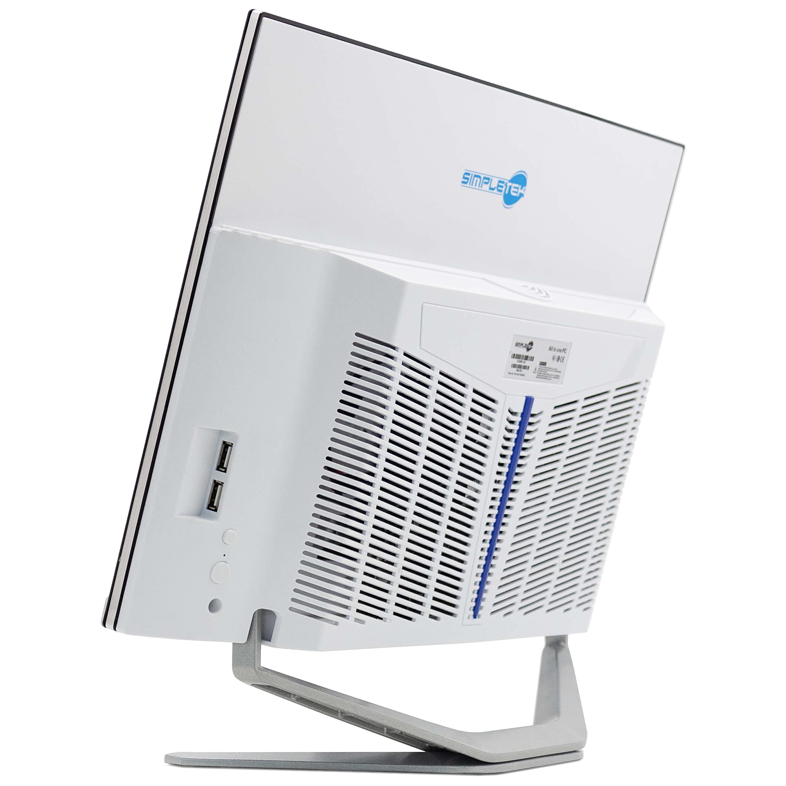 SIMPLETEK - PC All in One con Schermo Curvo 24" Core i5 | Windows 11 Pro | 8GB RAM SSD 480GB | Ideale per Ufficio, Scuola, Casa