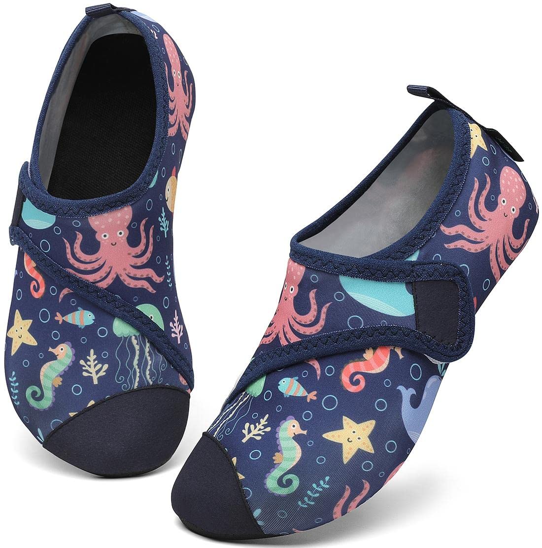 SAGUARO Escarpines Niño Niña Ligero Zapatos de Agua Flexible Transpirable Secado Rápido Calcetines para Piscina