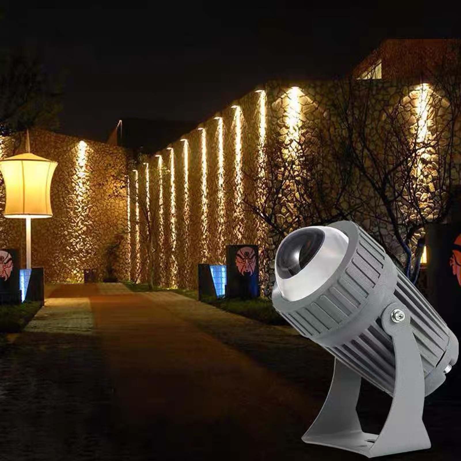 Foco LED de 10W orientable con ángulo ajustable para proyectos de iluminación exterior dirigida 8
