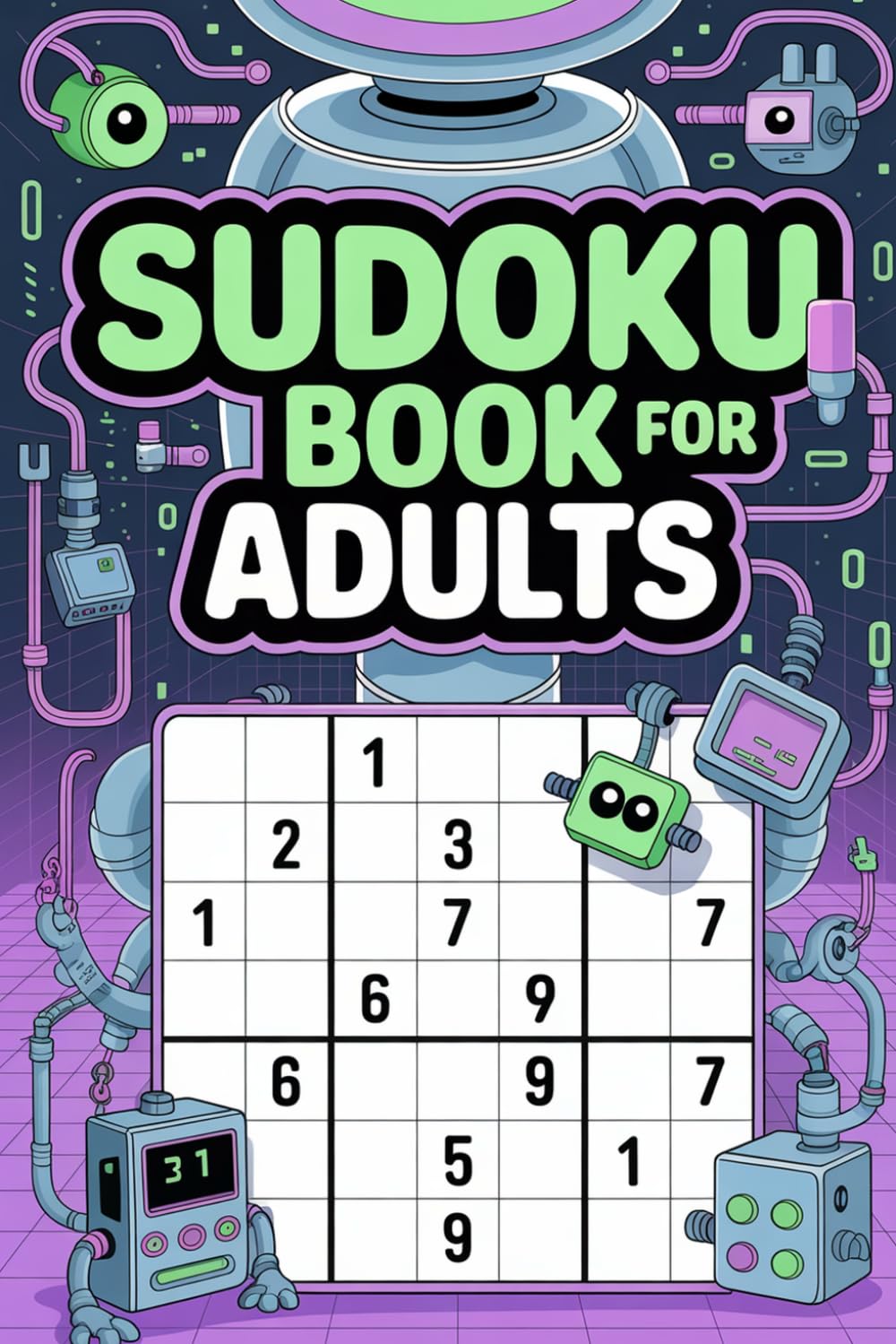 Sudoku Book for Adults: Fresh Logic Puzzle Workbook for Grown-Ups