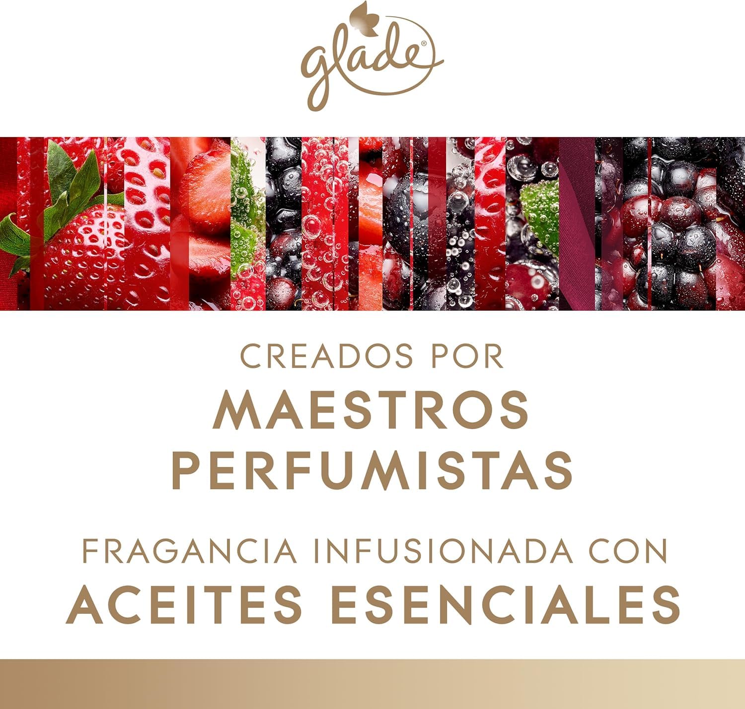 Glade Velas Aromáticas Pack 24 Unidades 108 g – Velas Decorativas Perfumadas con Aromas Radiant Fresh Berries y Luscious Cherry & Peony para Hogar y Decoración