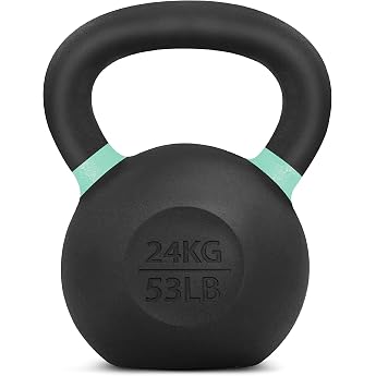 Yes4All Powdercoat Cast Iron Kettlebell 4-32 kg Swing Barbell Ball Weight