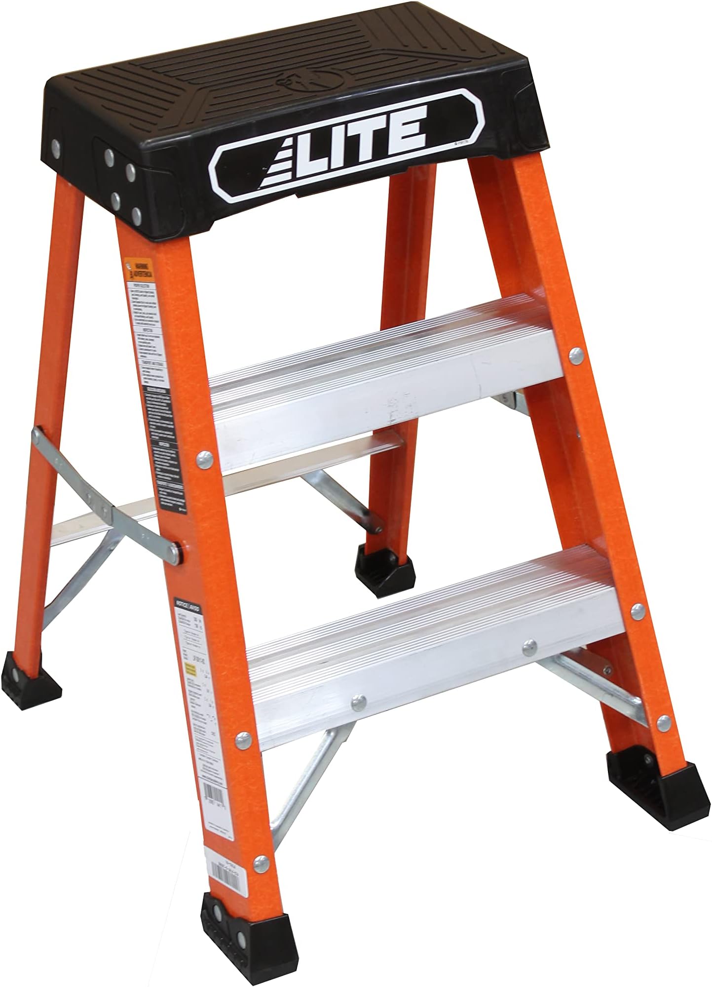 LITE 2-Foot Fiberglass Step Stool Industrial, 300-Pound Load Capacity, Type IA, LP-3011-02