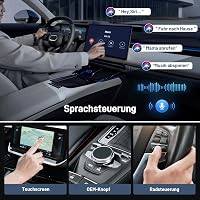 Kinhank Vezeték Nélküli CarPlay Adapter iPhone-hoz - Vezetékes Csatlakozás Átalakítása Wireless-re, BT5.2, 5.8G Wi-Fi, 2015+ Autókhoz, iOS 1 5