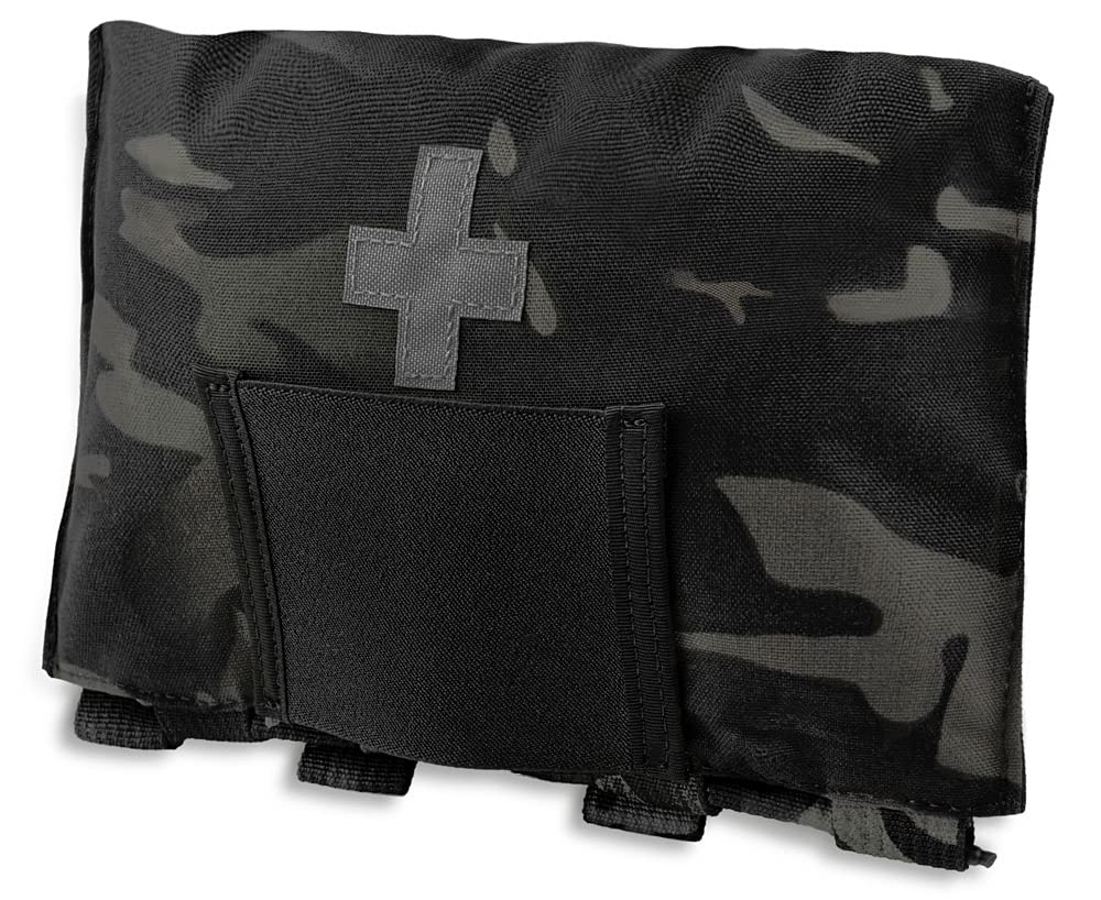 KRYDEX Tactical Blow Out Kit Bag Medical Pouch First Aid Bag IFAK Pouch with MOLLE and Belt Loop