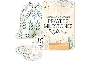 8-40 Weeks Pregnancy Tracker Discs and Pregnancy Prayer Cards