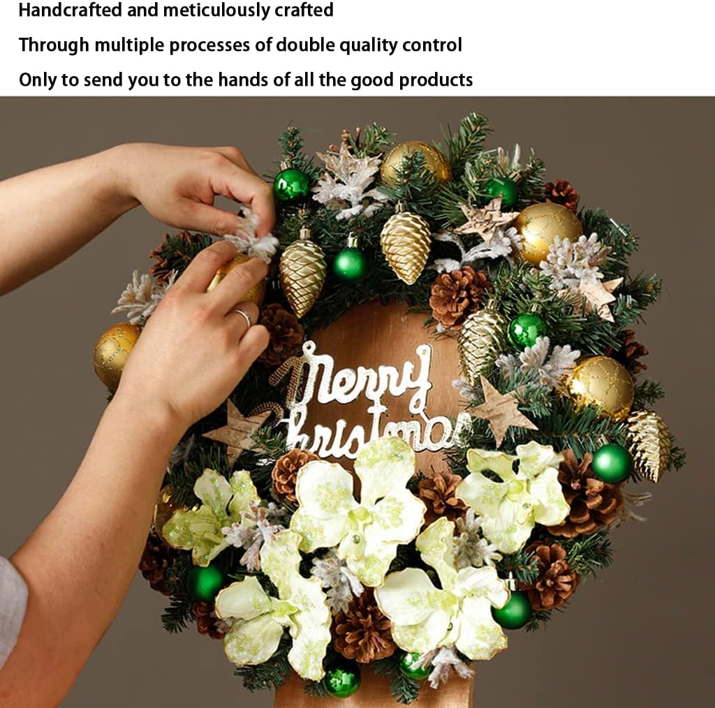 素朴なクリスマスリースドア吊り装飾花輪手作り大型ホテルガーランド壁新年ハロウィン家の装飾