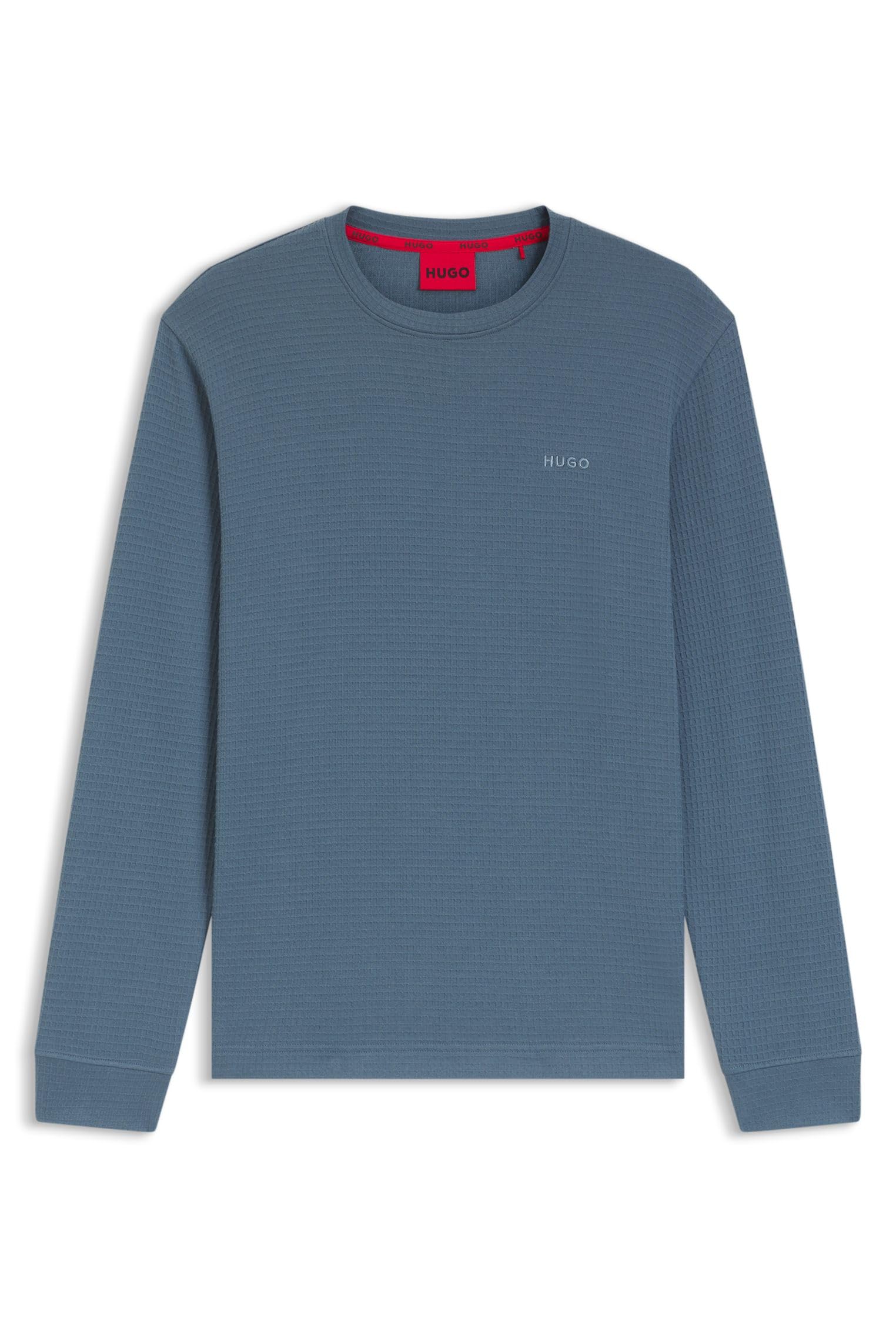 HUGO Herren Austin Ls Shirt 10267482 01 Pyjama_Longsleeve