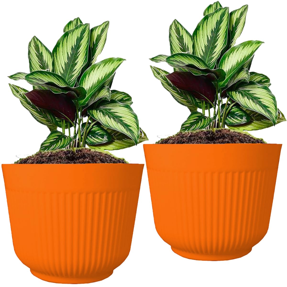 TECHBLAZE 12" Flower Pots - Pack of 8 -9 TECHBLAZE 12" Flower Pots - Pack of 8 -9