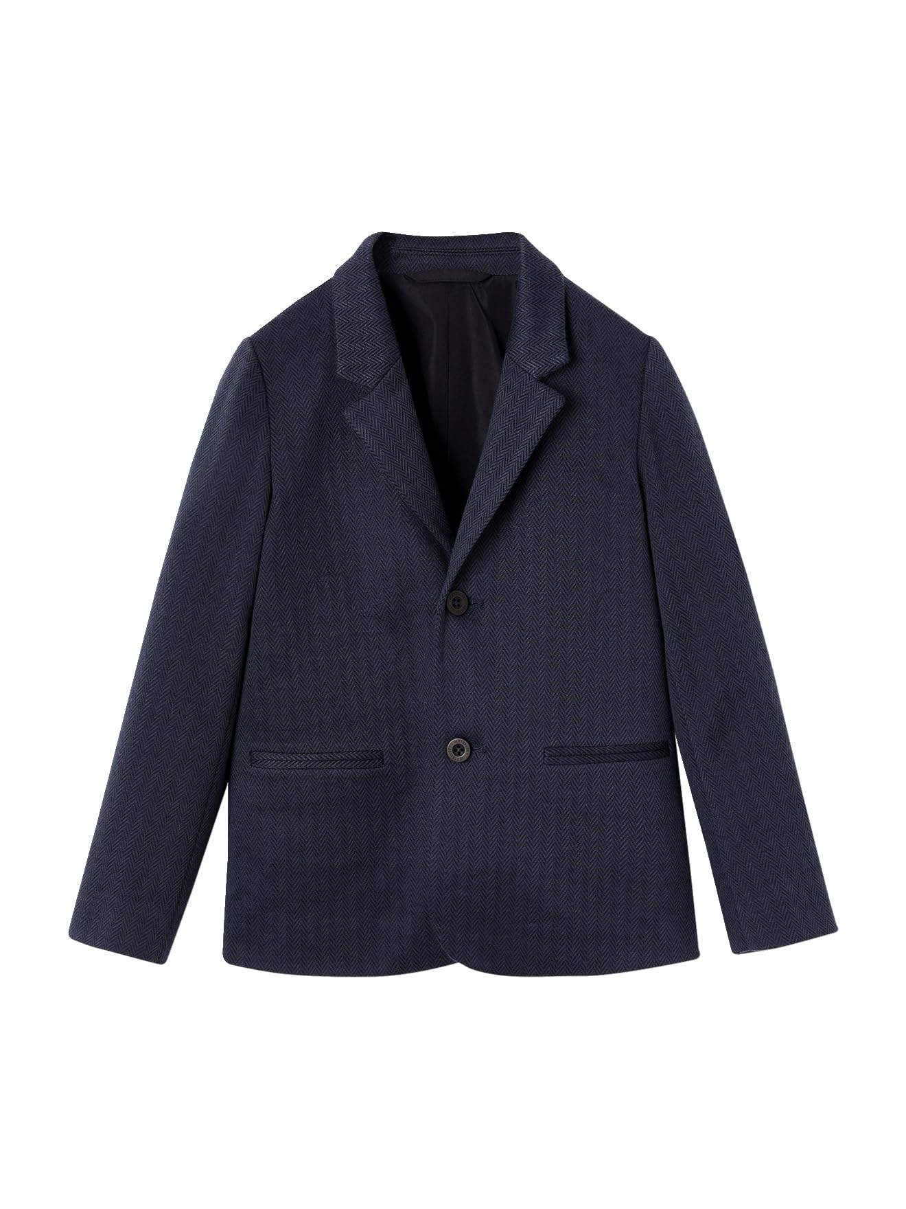 VERTBAUDET Veste chevrons garçon marine 8A