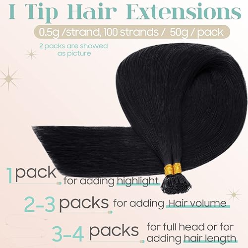 Miniatura 5 de Extensiones de cabello humano con punta en U, cabello de fusión con punta en U, cabello previamente unido, cabello humano 100% real, pieza de