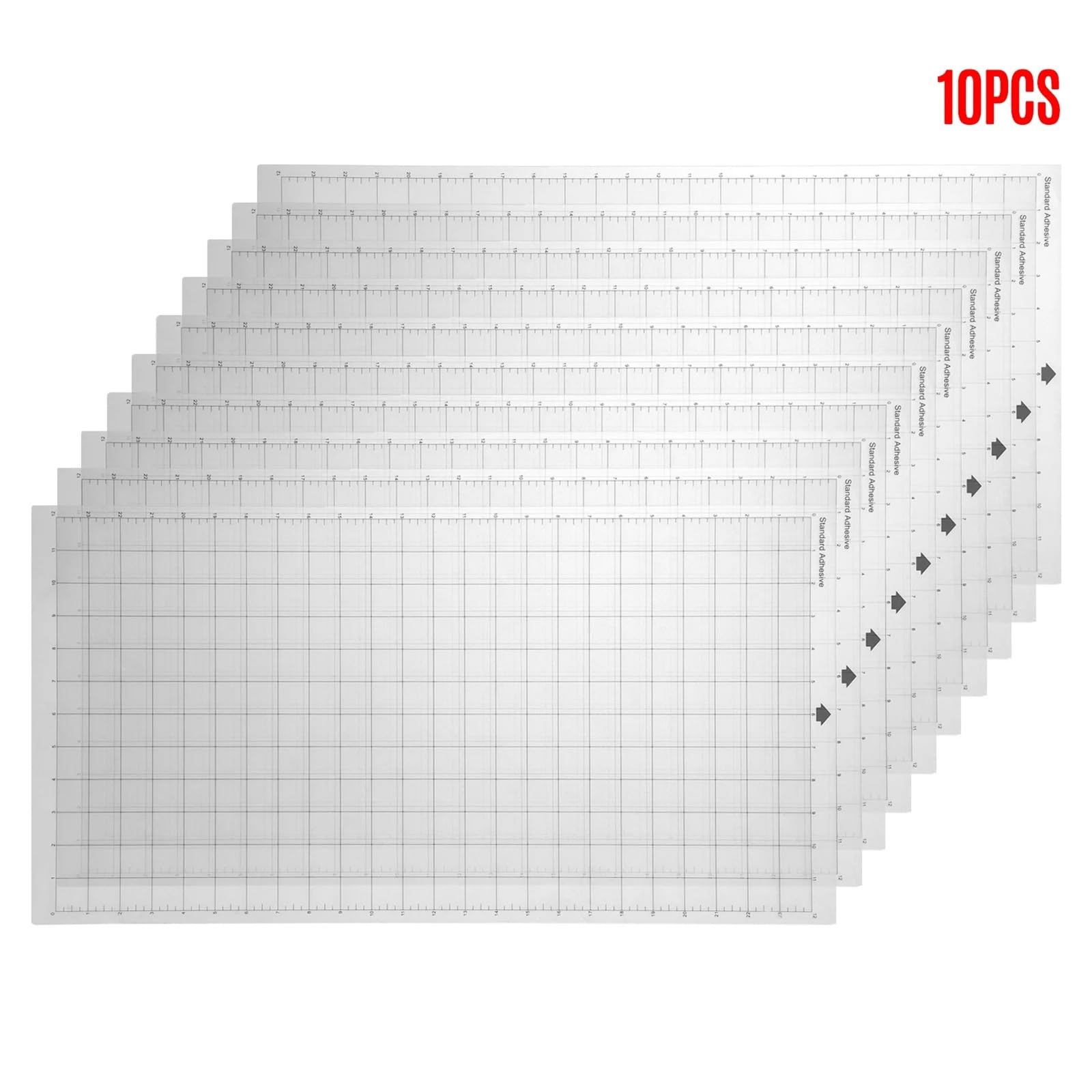 Tappetino Da Taglio Tappetino da taglio di ricambio 12x24 pollici adesivo trasparente per cucito(10PCS)