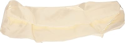 Cervical Neck Roll Pillow Case Only - Beige Satin