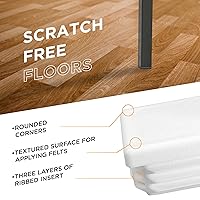 Vista 6 de Prescott Plastics 1 enchufe rectangular de plástico de 2 pulgadas (paquete de 50), tapa de extremo blanco para tubos de metal, valla, inserto