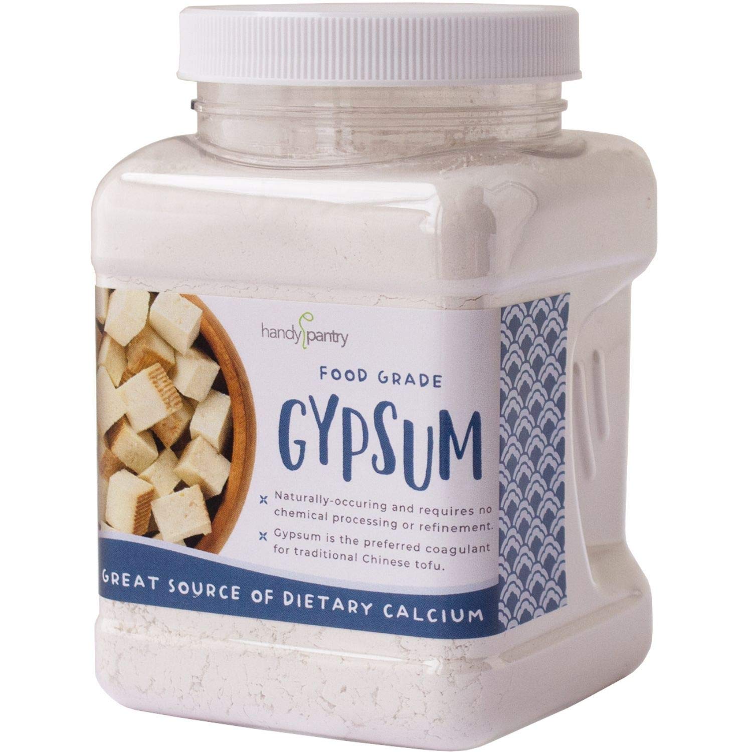 Buy Gypsum Powder Tofu Coagulant By Handy Pantry Calcium Sule Food Grade Gypsum Perfect For