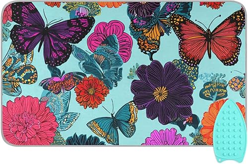 Miniatura 11 de Alfombrilla de planchar y almohadilla magnética resistente al calor, manta de planchado portátil de viaje, fundas para tabla de planchar de 27.6 x