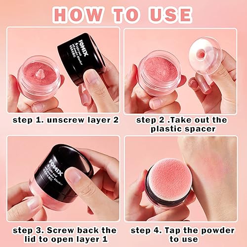 Miniatura 6 de Rubor en crema en barra con cojín de aire para mejillas (02# naranja y rosa)