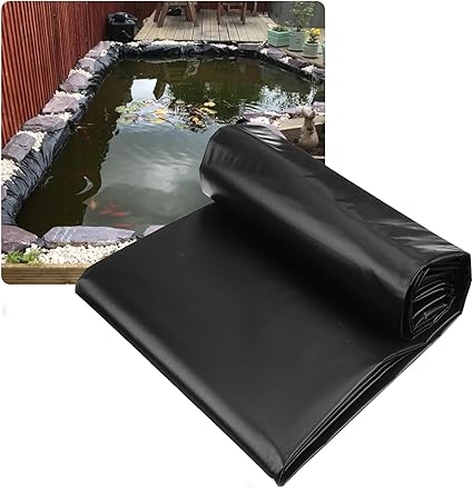 Image IXIM 12S Waterproof Liner Fish Pond Liner 2x4m 3x5m 6x6m 8x8m 4x5m Garden Pools Membrane Reinforced HDPE Flexible Pond Liners for Reservoir River Slope Waterfalls Outdoor Ponds Image IXIM 12S Waterproof Liner Fish Pond Liner 2x4m 3x5m 6x6m 8x8m 4x5m Garden Pools Membrane Reinforced HDPE Flexible Pond Liners for Reservoir River Slope Waterfalls Outdoor Ponds