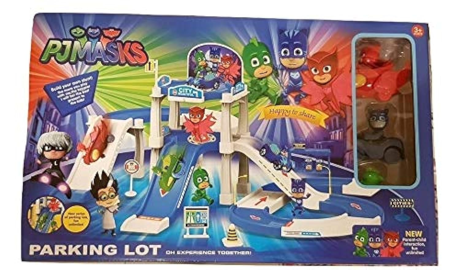 Other PJ Masks Parking Lot Playset - Toy Car Set - Toy - 3 Years & Above - Whimsical