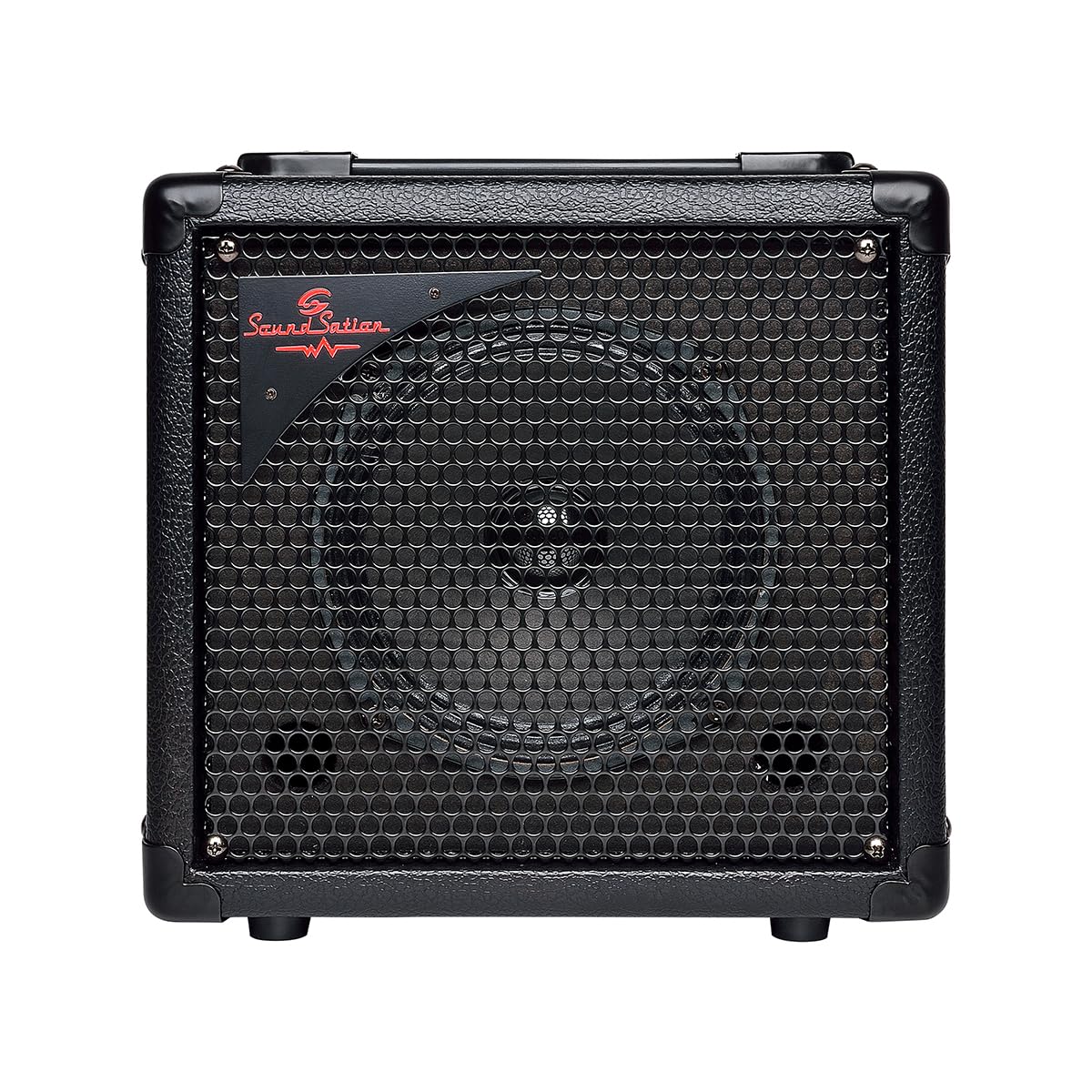 Soundsation Red Spark 15, Amplificatore per Basso 15W, Mini Combo con Controlli EQ, Aux In e Uscita Cuffie