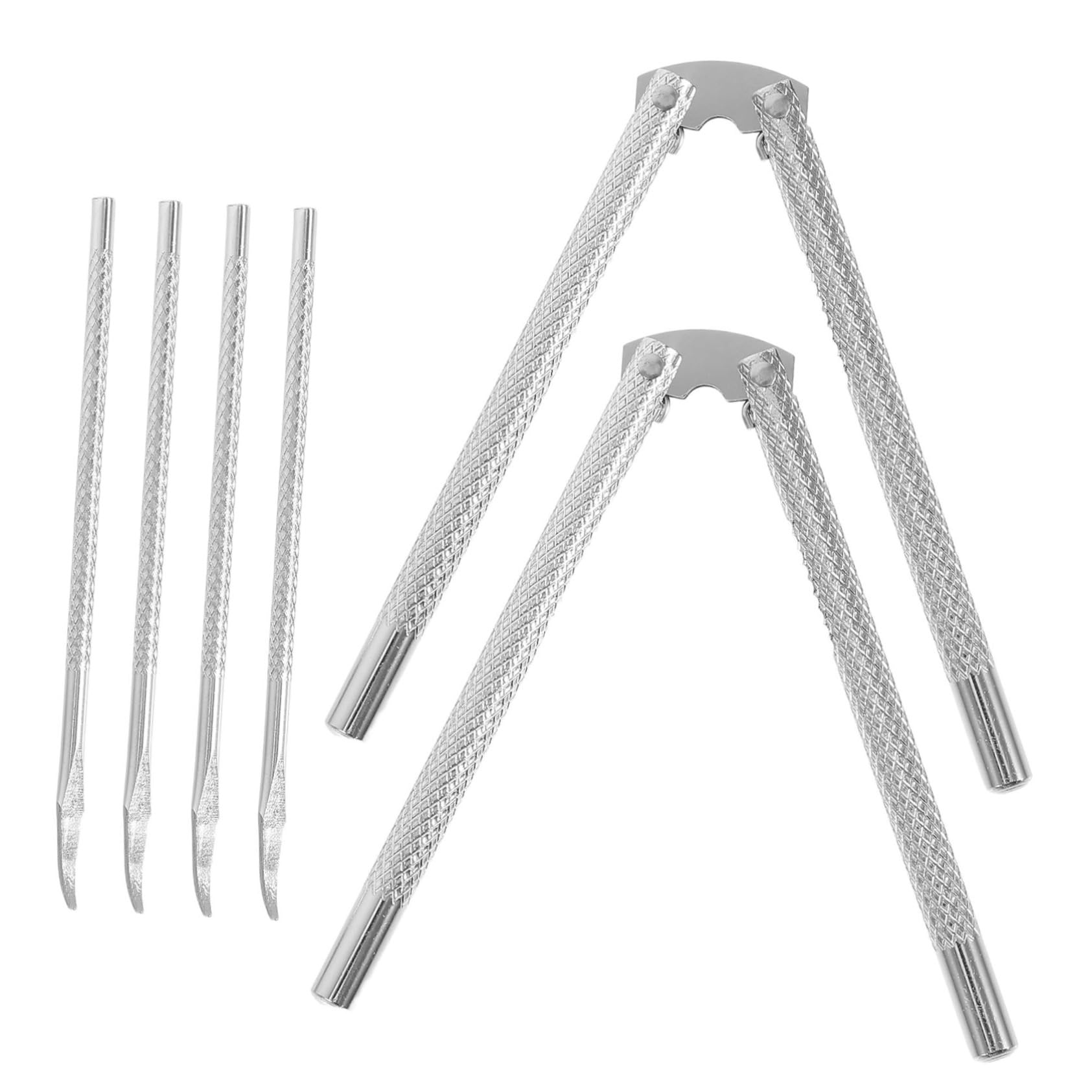 Cabilock 1 Set Stainless Steel Nut Cracker and Seafood Tool Kit for Cracking Crab Legs and Nuts User Friendly Design for Home and Restaurant Use Stylish Kitchen Essential