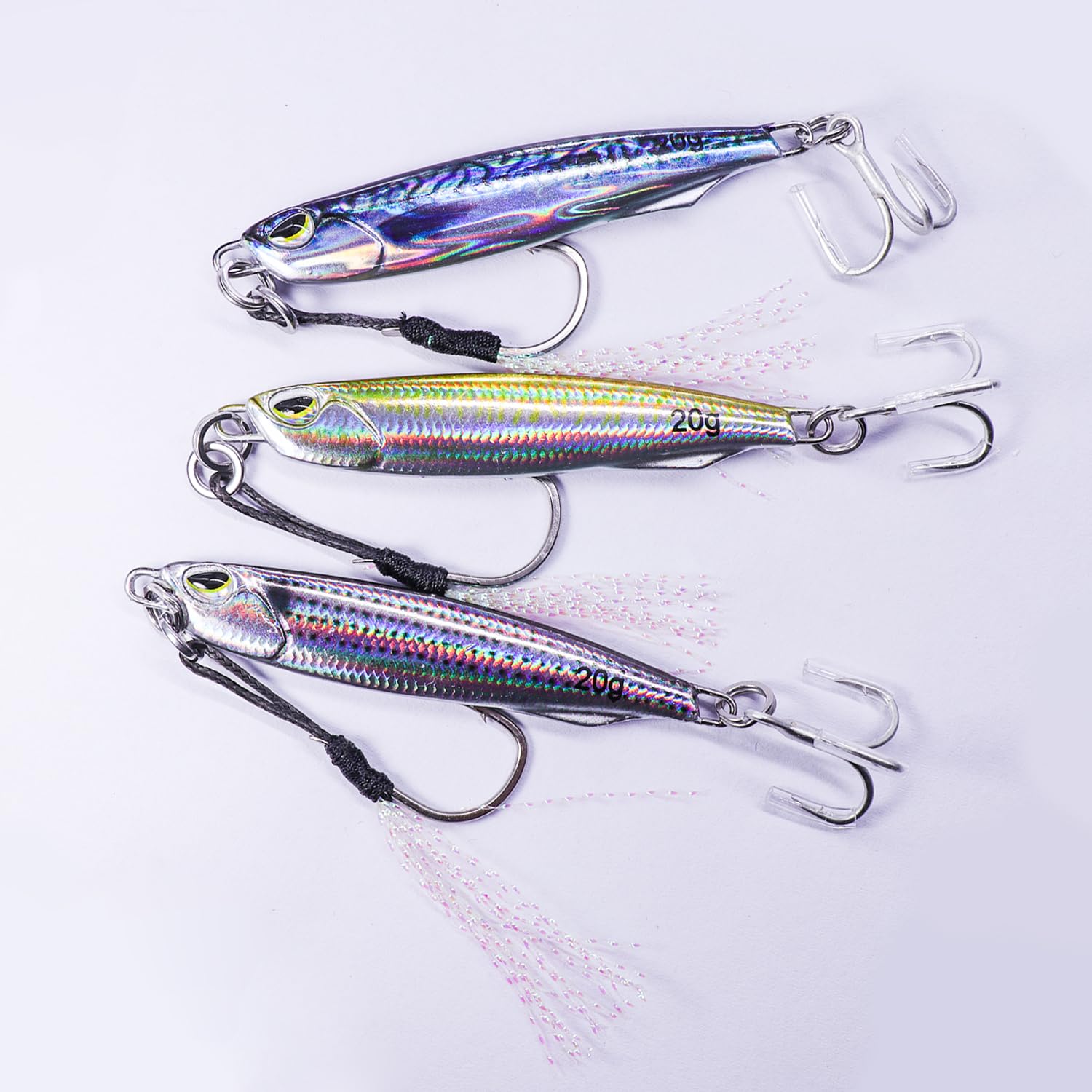 Señuelos Pesca, Set de Cebos Metálicos, Giratorios y Brillantes para Peces Depredadores Cebos de Pesca Duraderos y Bien Elaborados para Agua Dulce y Salada.