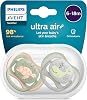 Philips Avent Ultra Air Pacifier 6-18 Months, 2 Pack, Male
