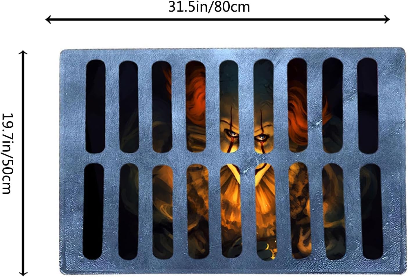 3D Illusion Clown Door Mat, 1pcs, L