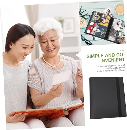 Miniatura 6 de BESPORTBLE Strap Album Picture Stand Picture Holder Small Scrapbook Photo Albums Picture Storage Wedding Scrapbook Album Photo Scrapbook Albums