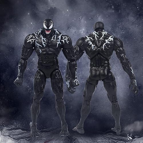 Miniatura 6 de EROCK Carnage Venom Figura de acción de anime, figuras coleccionables, estatua de veneno, figuras de acción de juguete de anime, adornos de