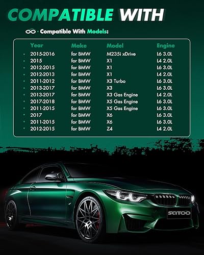 Vista 1040 de SCITOO 1 bobinas de encendido con 4 bujías de iridio para Chevrolet 2011-2015 Cruze 1.4L 2016 Cruze Limited 1.4L 2012-2020 Sonic 1.4L 2013-2021 Trax