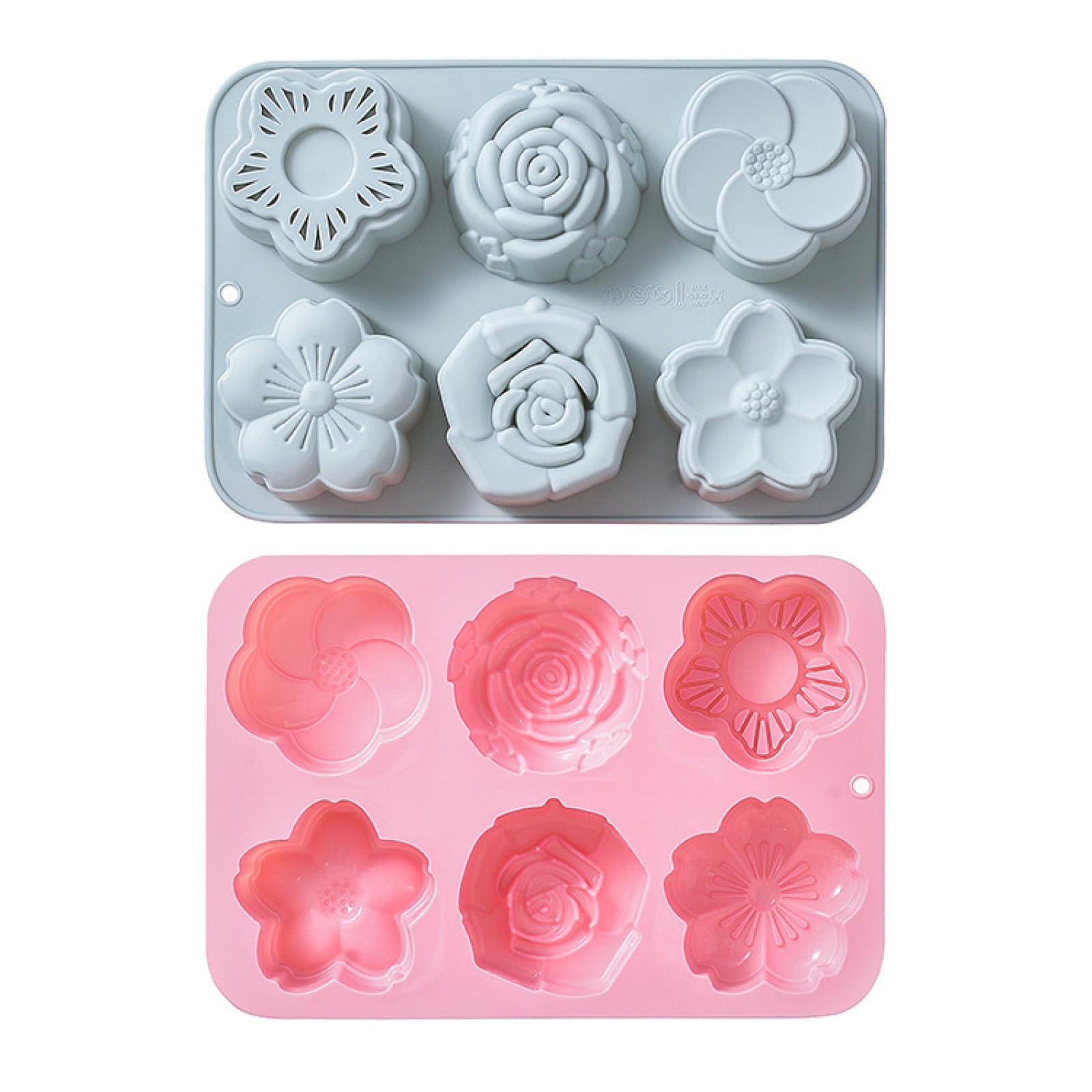 MOULE A MODELER,5--Moules à Gâteaux En Silicone 3d En Forme De