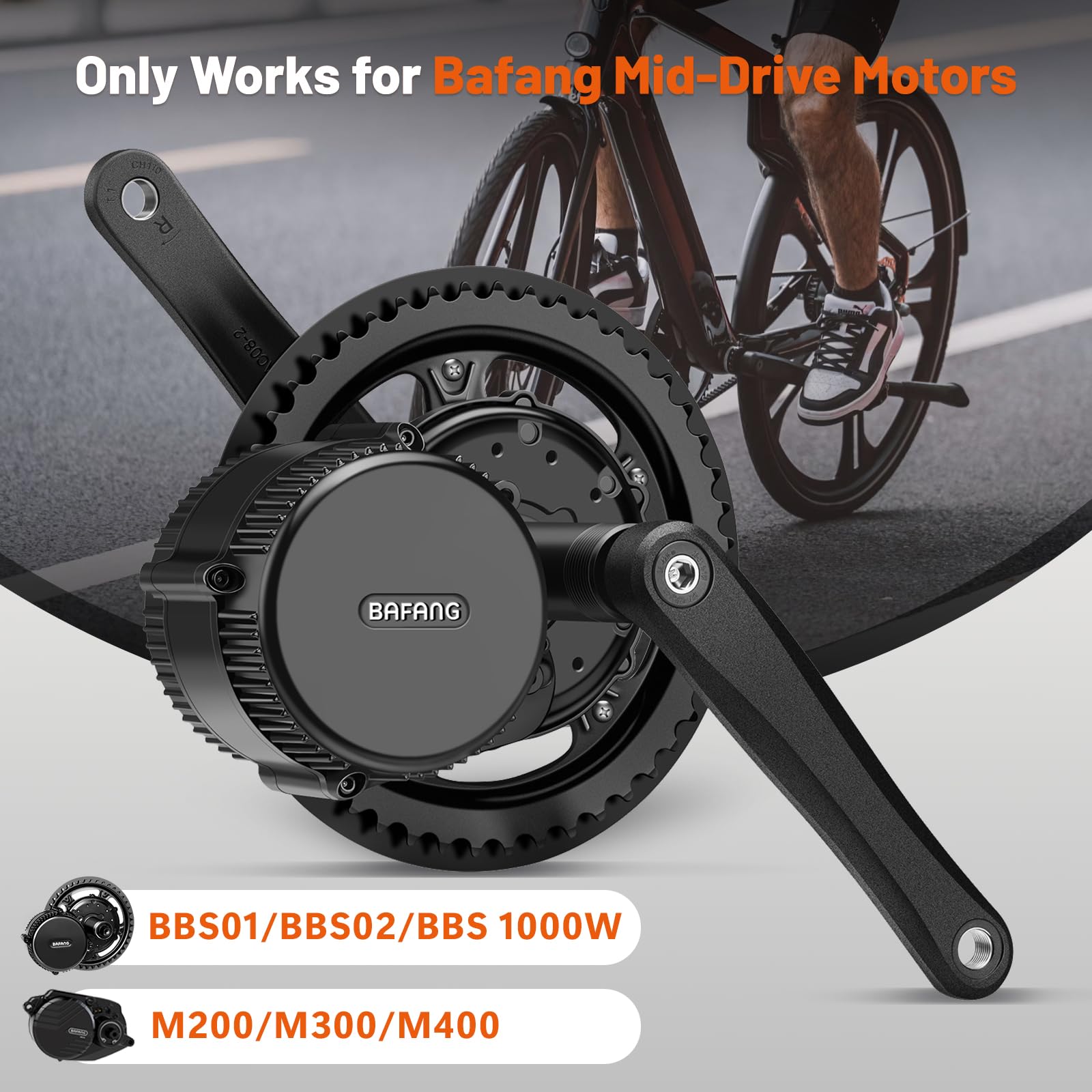 ふ*み様 BAFANG / BRONX BUGGY トルクセンサークランクセット Amazon | BAFANG E-バイク クランクアーム アルミニウム合金 2ピース E