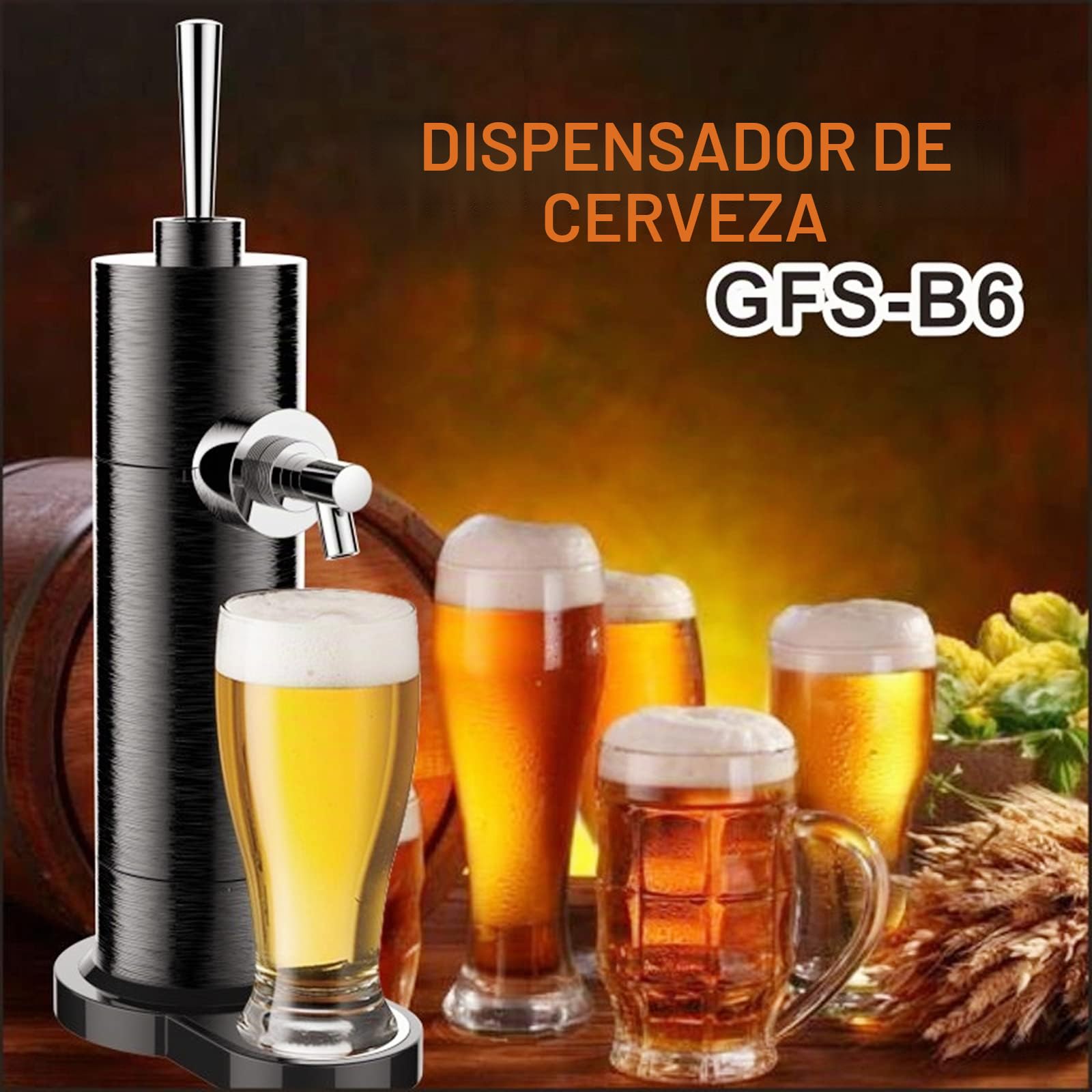 Dispensador De Cerveza, Maquina De Cerveza,Grifo De Cerveza para Latas,Convierte Cualquier Lata En Un Borrador Estilo para CerveceríAs, Un Gran Regalo para Los Amantes De La Cerveza.,Negro