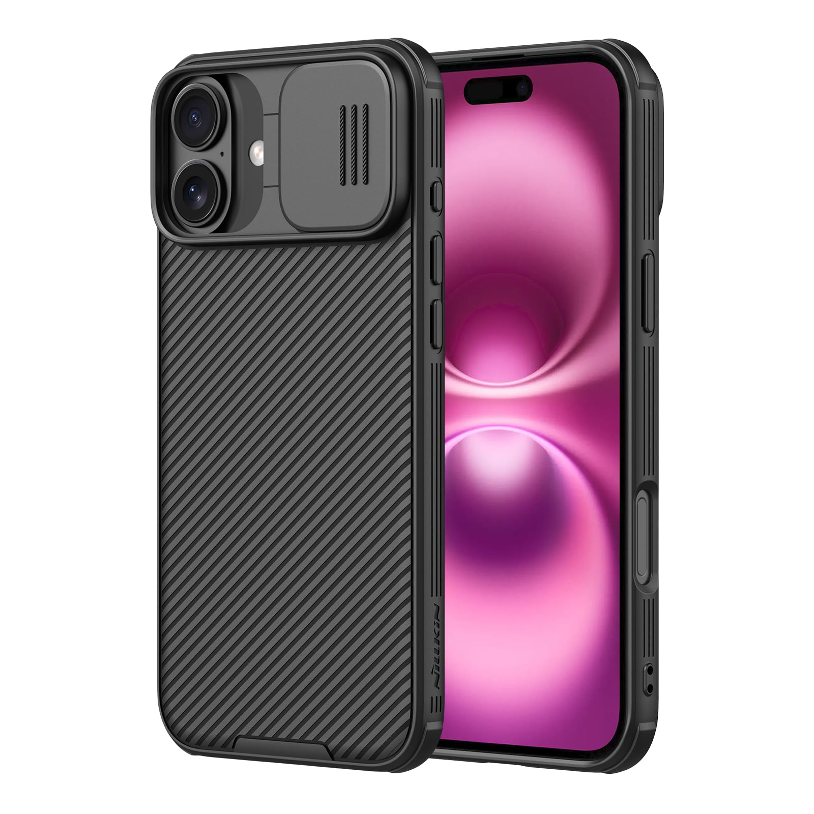Nillkin for iPhone 16 Case with Slide Camera Cover, [Upgraded Camera Lens Protection] Slim Shockproof Protective Phone Case for iPhone 16 6.1 inch, Black (B0DB7ZP5J9) Amazon Price History, Amazon Price Tracker