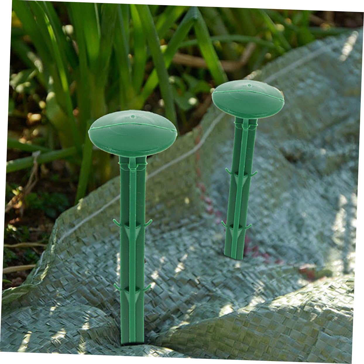 Piquet de Tente de Serrage en Plastique Vert 150 Pièces pour Jardin