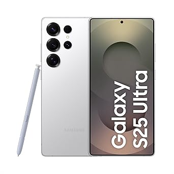 Samsung Galaxy S25 Ultra 5G AI Smartphone (Titanium Whitesilver, 12GB RAM, 512GB Storage), 200MP Camera, S Pen Included, Long Battery Life - image, photos
