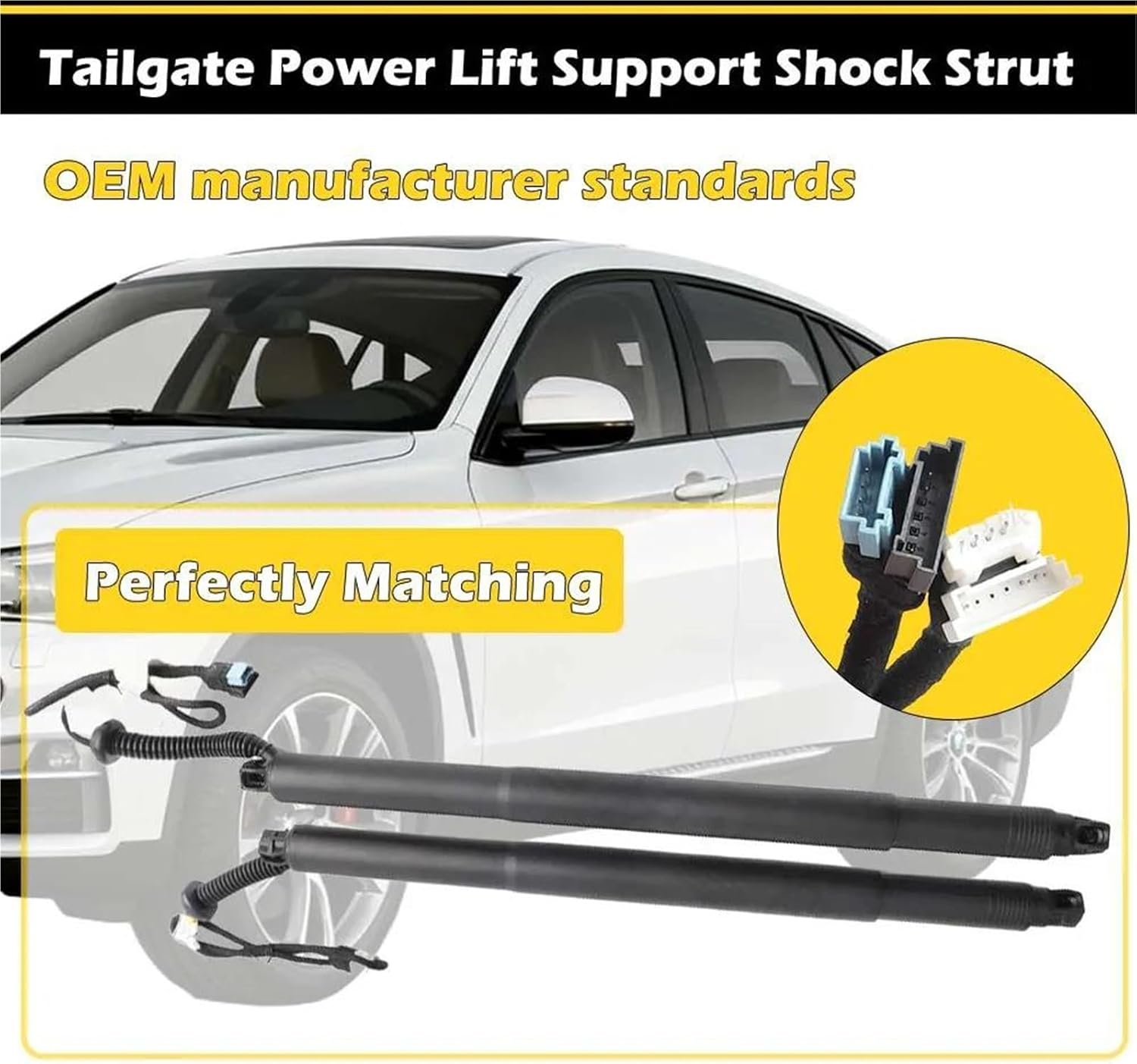 車パワーリフトゲートサポート 51247434043 51247434044 に適合する X6 2014-2022 電動テールゲート