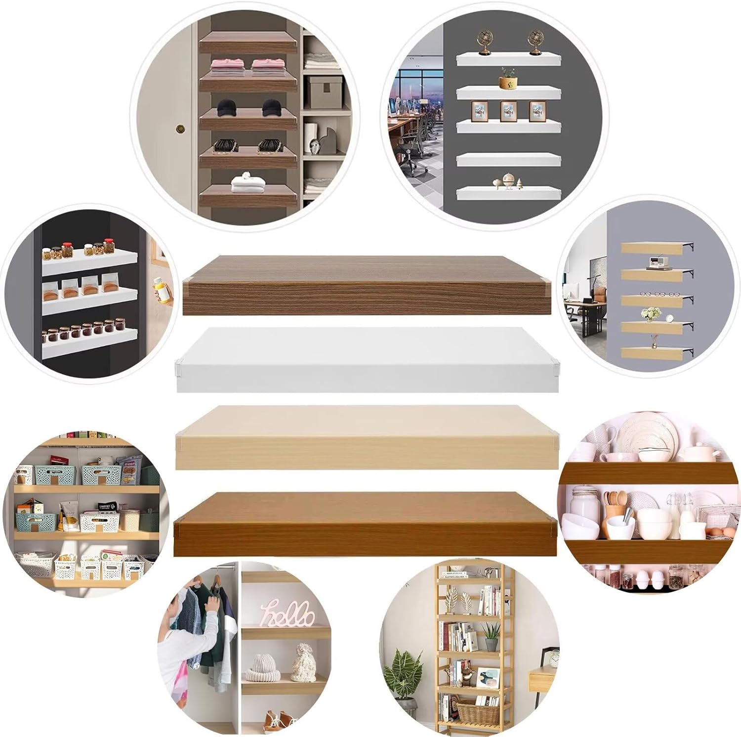 104.14x22.86x4cm Garage Shelving Covers,orange Clamp-Fixed Design for Removable Closet Organization and Storage Solutions